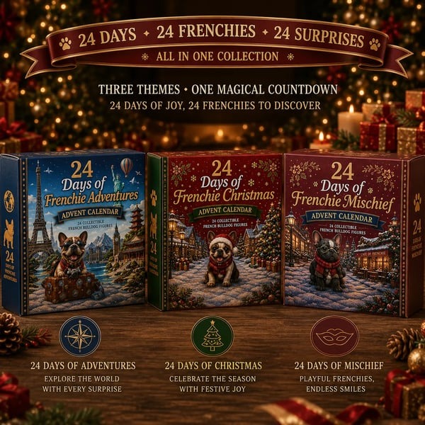 🐶 24-Day French Bulldog Christmas Advent Calendar