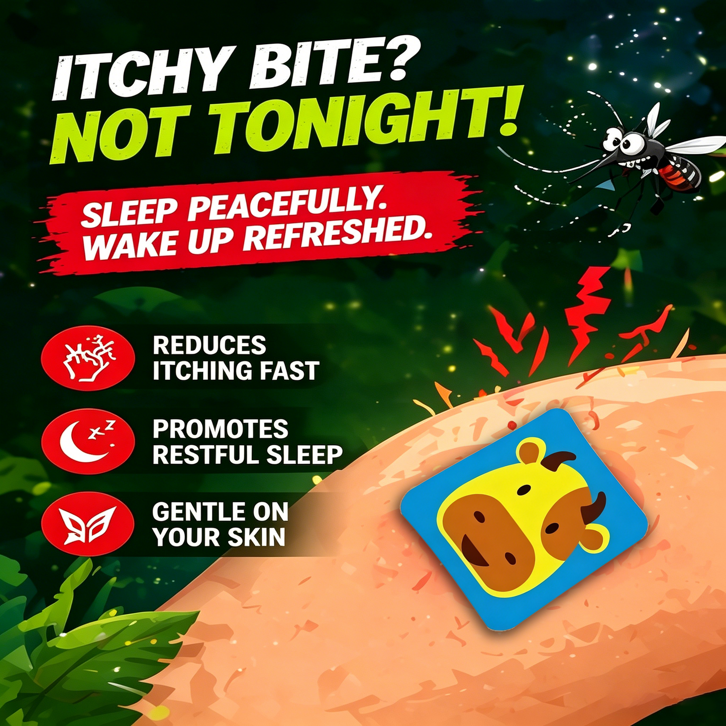 Mosquito repellent patch