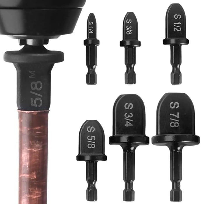 š§ HVAC Copper Pipe Swaging Tool Set | Drill Bit Expander Kit for AC Repair