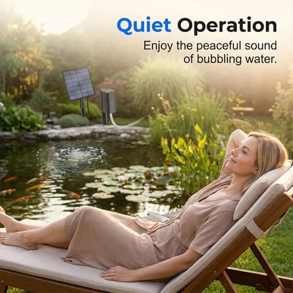 Solar Pond Aerator – 24/7 Natural Oxygen for Your Fish 🐟💧