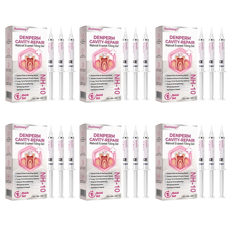 Natural enamel restoration gel for cavity repair