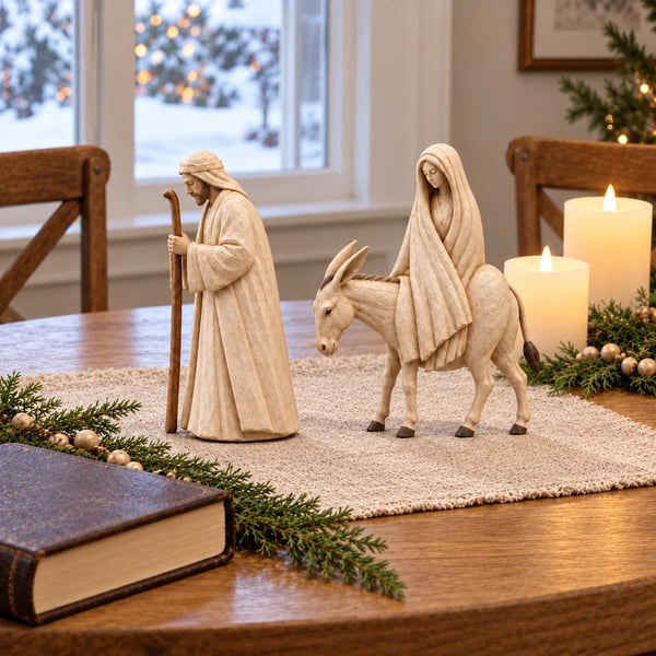 ✝️Journey to Bethlehem Nativity Figurine Set– A Timeless Christmas Story for Your Home