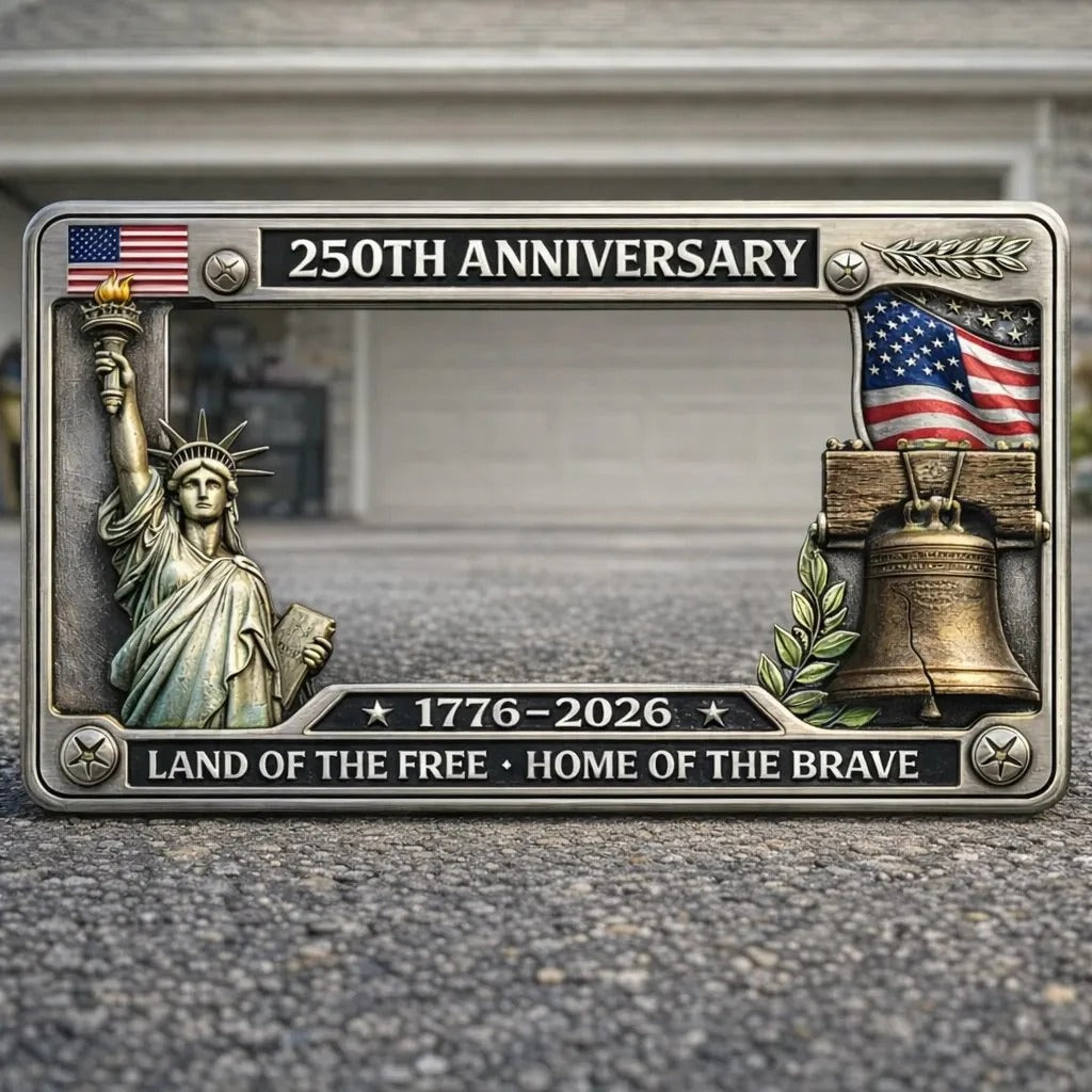 250th Anniversary Commemorative License Plate Frame