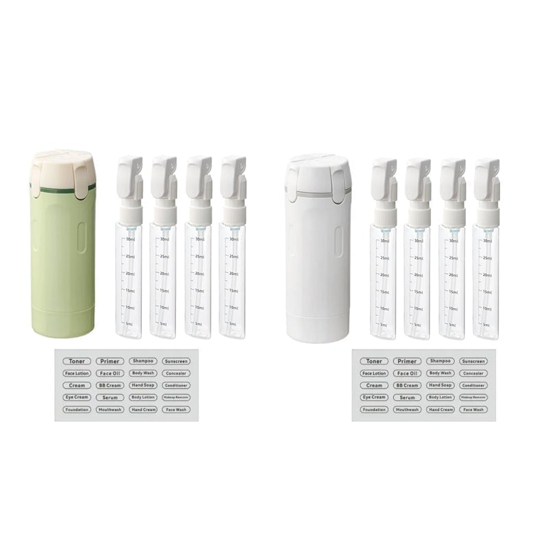 4-in-1 Leakproof Rotatable TravelDispenser Set