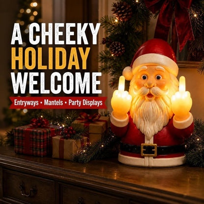 dht™⭐Middle Finger Santa Wall Lights