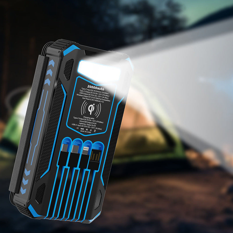 High-Capacity Solar Charger Power Bank