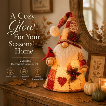 🐦 Patchwork Bird Gnome Light Collection
