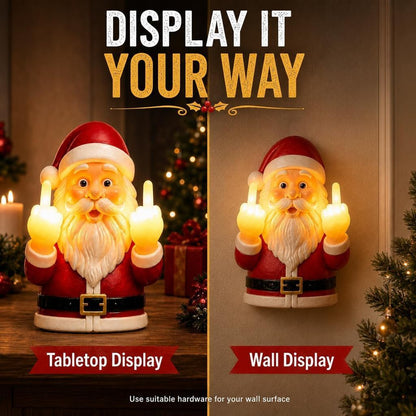 dht™⭐Middle Finger Santa Wall Lights