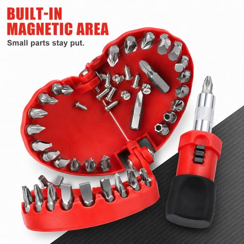 🧰Barn Star 28 pc. Dental Style Bit Set with Stubby Handle