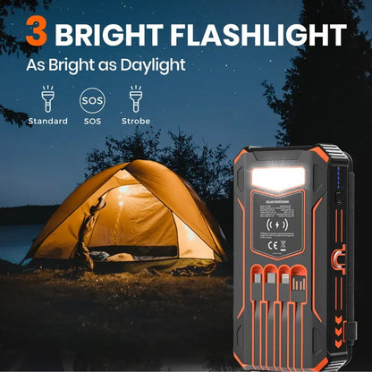 High-Capacity Solar Charger Power Bank