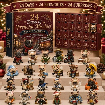 🐶 24-Day French Bulldog Christmas Advent Calendar