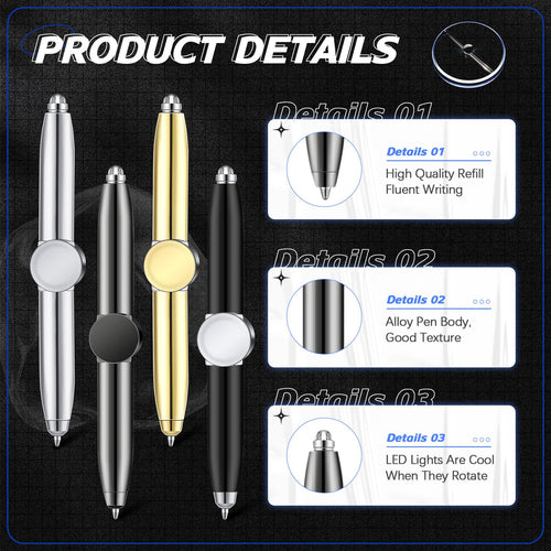 Fidget Spinning Pen with LED Light⚡ BUY 1 GET 1 FREE
