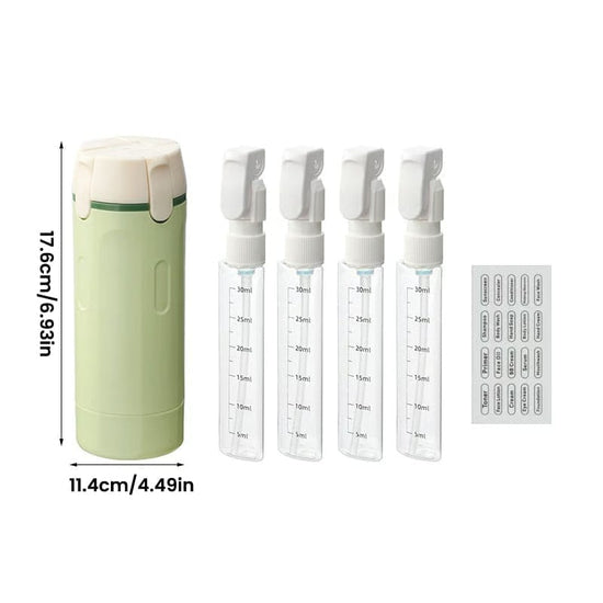 4-in-1 Leakproof Rotatable TravelDispenser Set