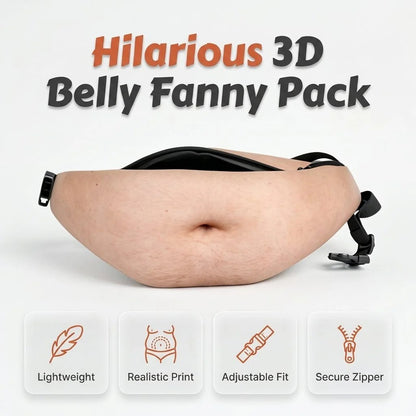 🍺 Dad Bag Fanny Pack & 3D Beer Belly Waist Pack