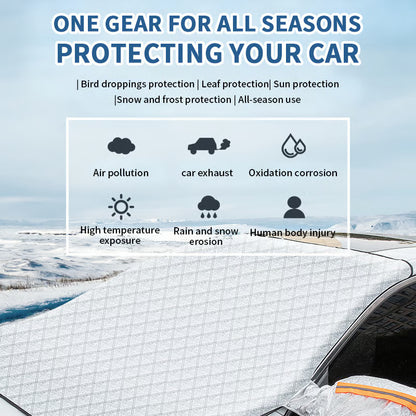 🚗4-Layer Magnetic Car Windshield Snow Cover