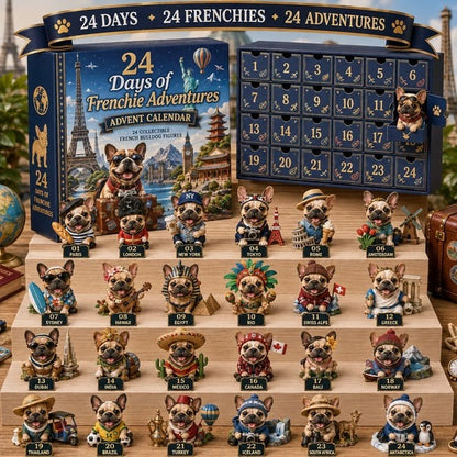 🐶 24-Day French Bulldog Christmas Advent Calendar