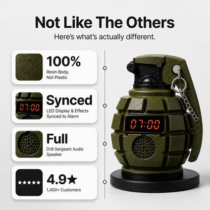 💣Grenade Alarm Clock⏰