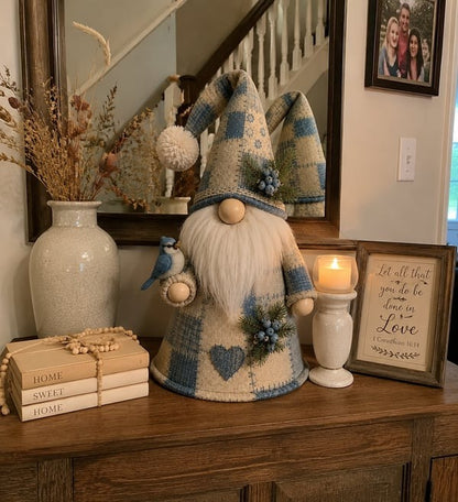 🐦 Patchwork Bird Gnome Light Collection