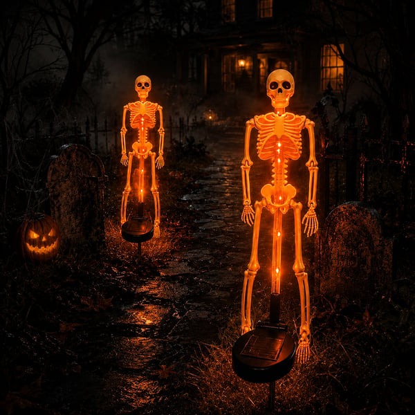 💀Solar Skeleton Yard Stake