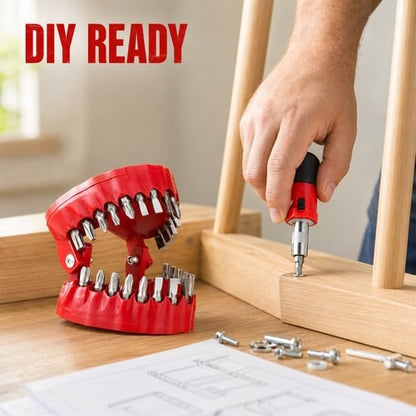 🧰Barn Star 28 pc. Dental Style Bit Set with Stubby Handle