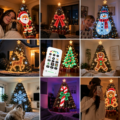 🎄Smart Animated Christmas Tree Lights - Make Your Christmas Tree Come Alive!