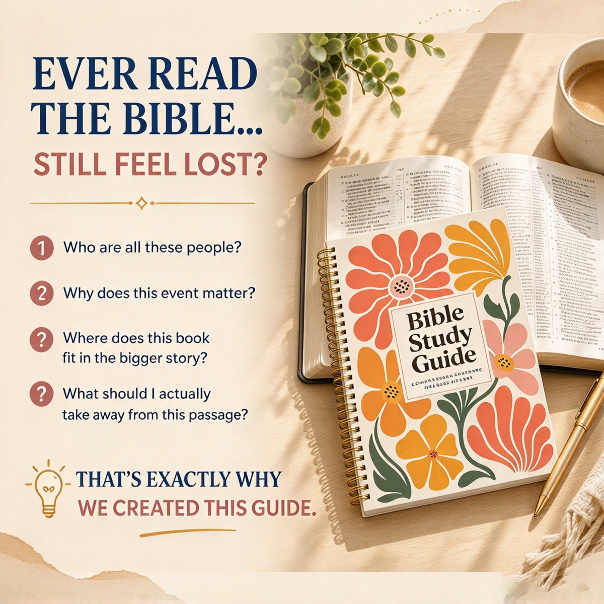 The Bible Study Guide – Find Peace, Hope & Spiritual Strength in God’s Word