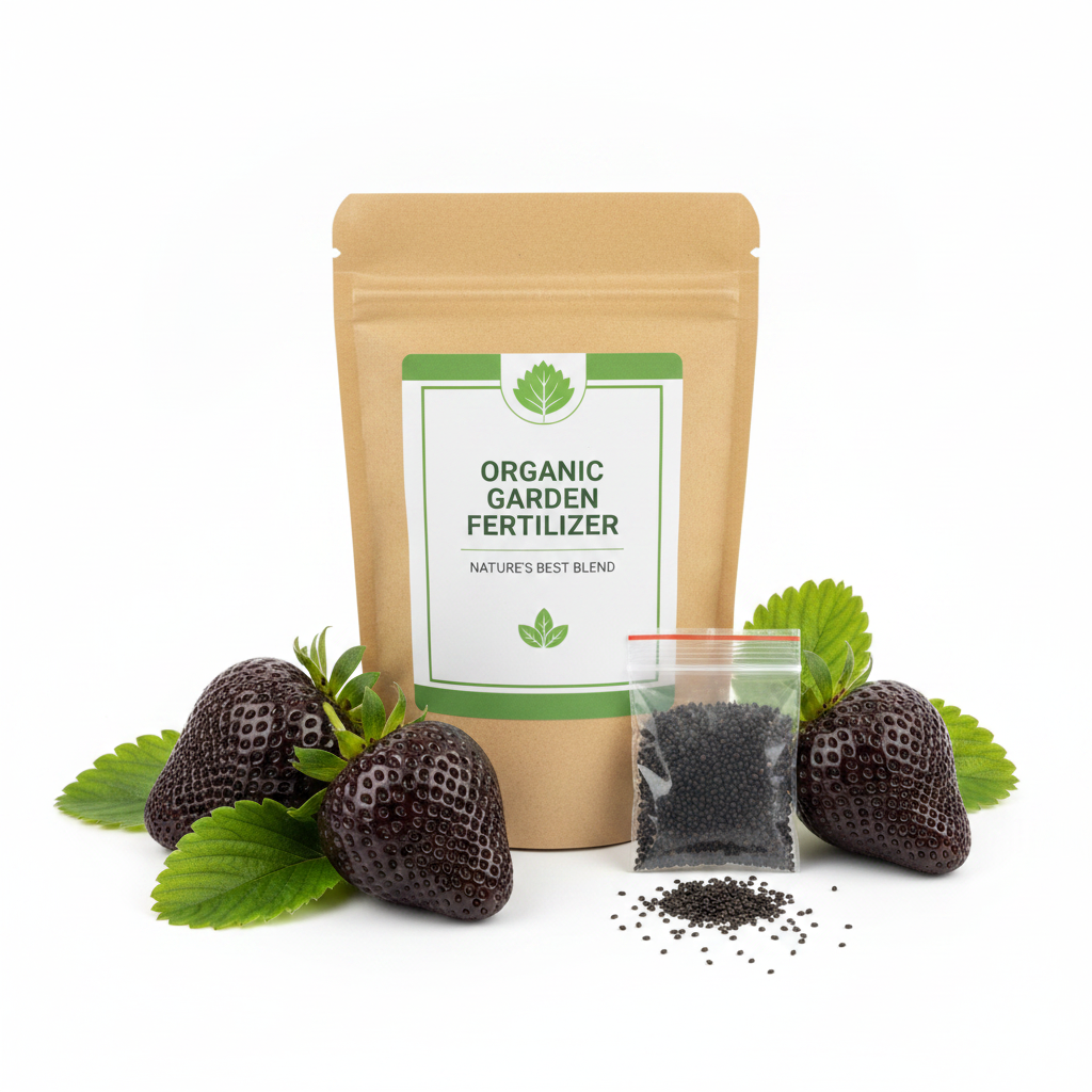 Giant Black Diamond Strawberries Seeds - Sweet,Nutrient-Rich & Easy to Grow at Home