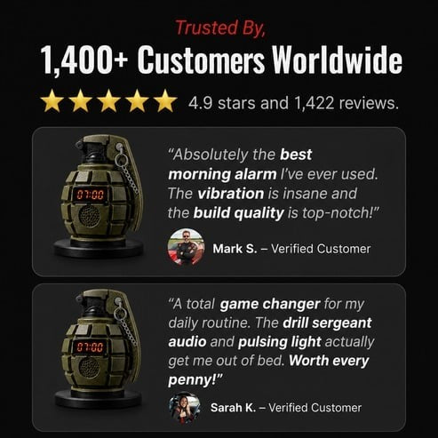 💣Grenade Alarm Clock⏰