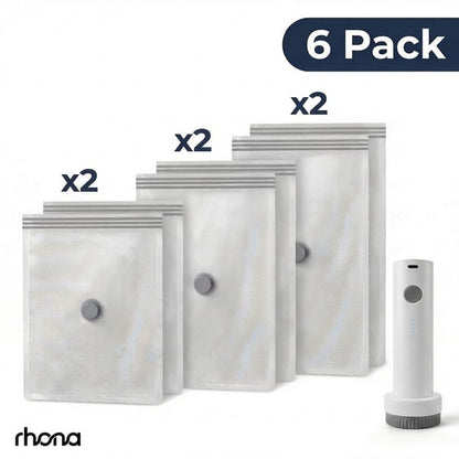 🏆 Voted Best Packing Hack 2026 🔥Cordless Travel Vacuum Bag Set