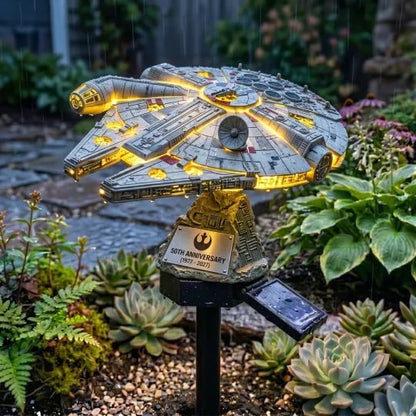 🌟60th Anniversary Enterprise NCC-1701 Solar Garden Light