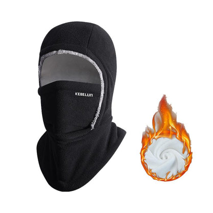 Winter Cycling Warm Windproof Face Mask Neckband Integrated Headgear
