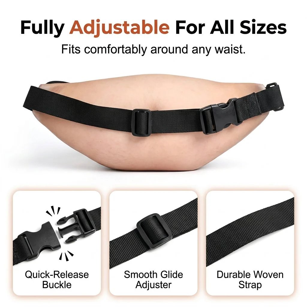 🍺 Dad Bag Fanny Pack & 3D Beer Belly Waist Pack