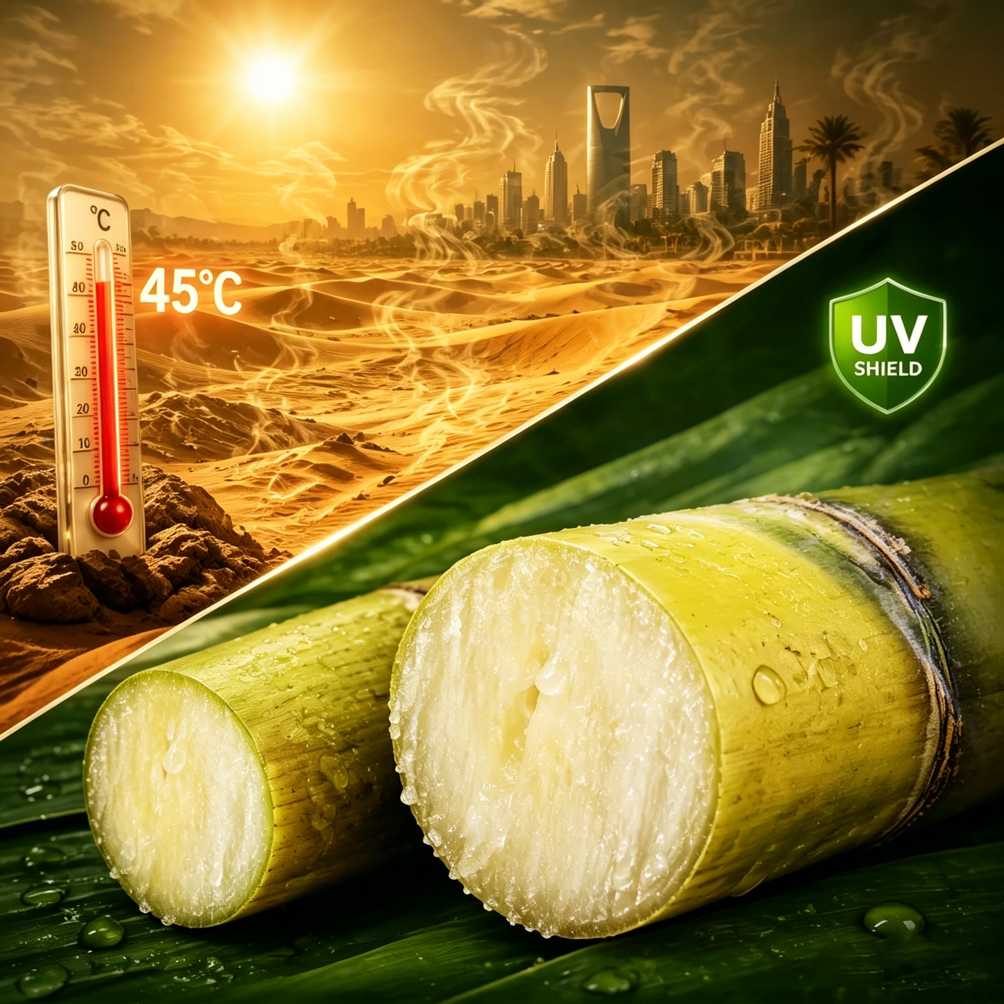 High-Yield Golden Sugarcane 🍯 Extra Sweet & Full of Juice