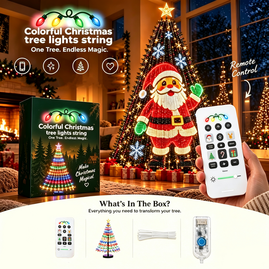🎄Smart Animated Christmas Tree Lights - Make Your Christmas Tree Come Alive!