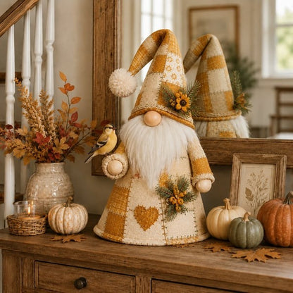🐦 Patchwork Bird Gnome Light Collection