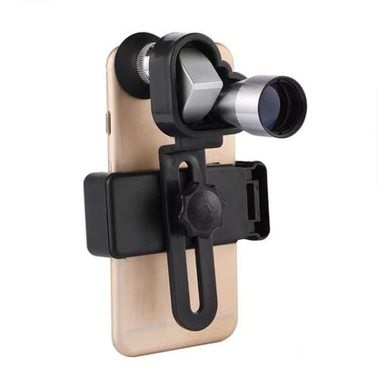 🔭 10×20 Mini Monocular Phone Telescope – Pocket Long-Distance Viewer with Adjustable Smartphone Clip