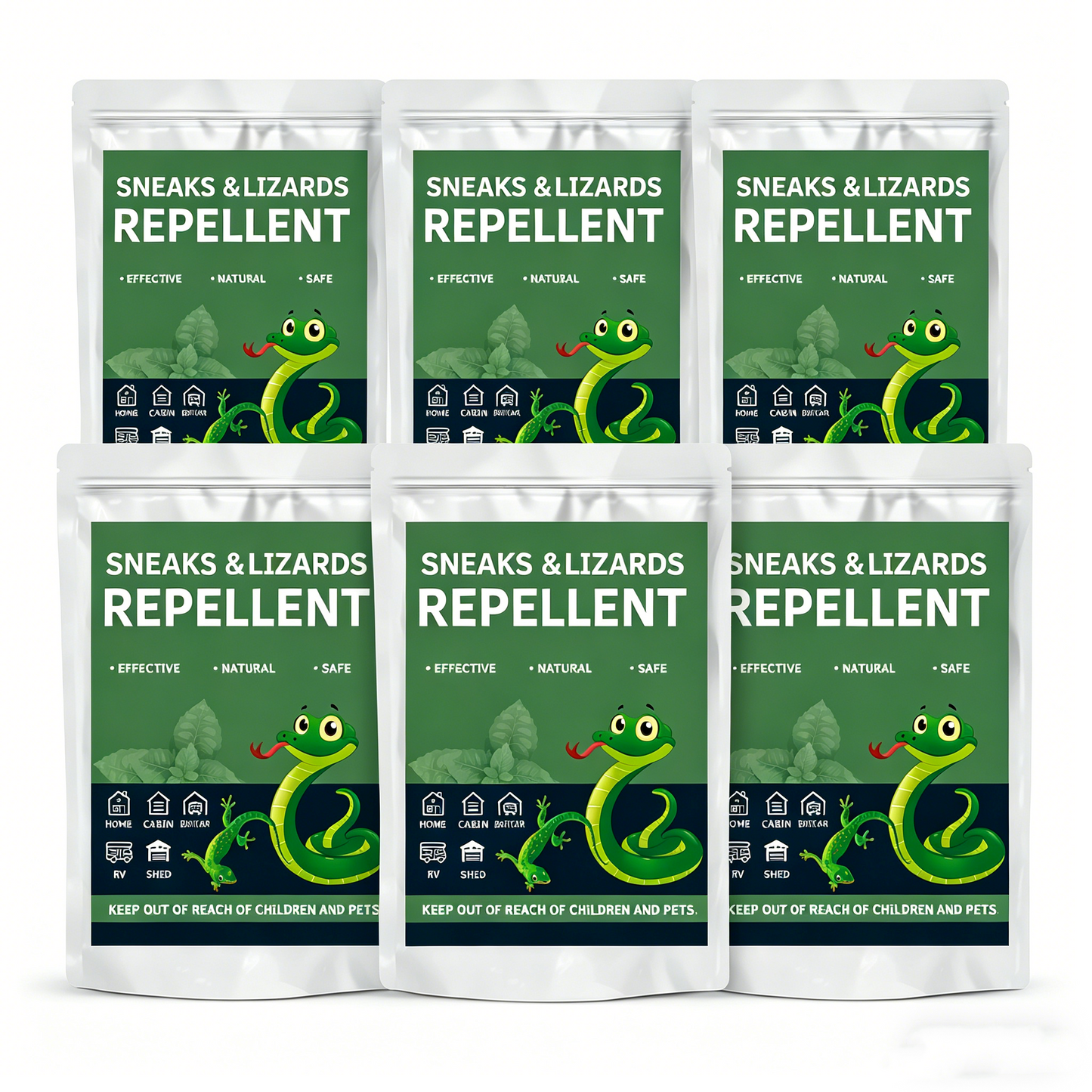 🔥🐍Snakes & Lizards Repellent Pouches