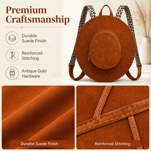🤠Western Cowgirl Hat Backpack👜