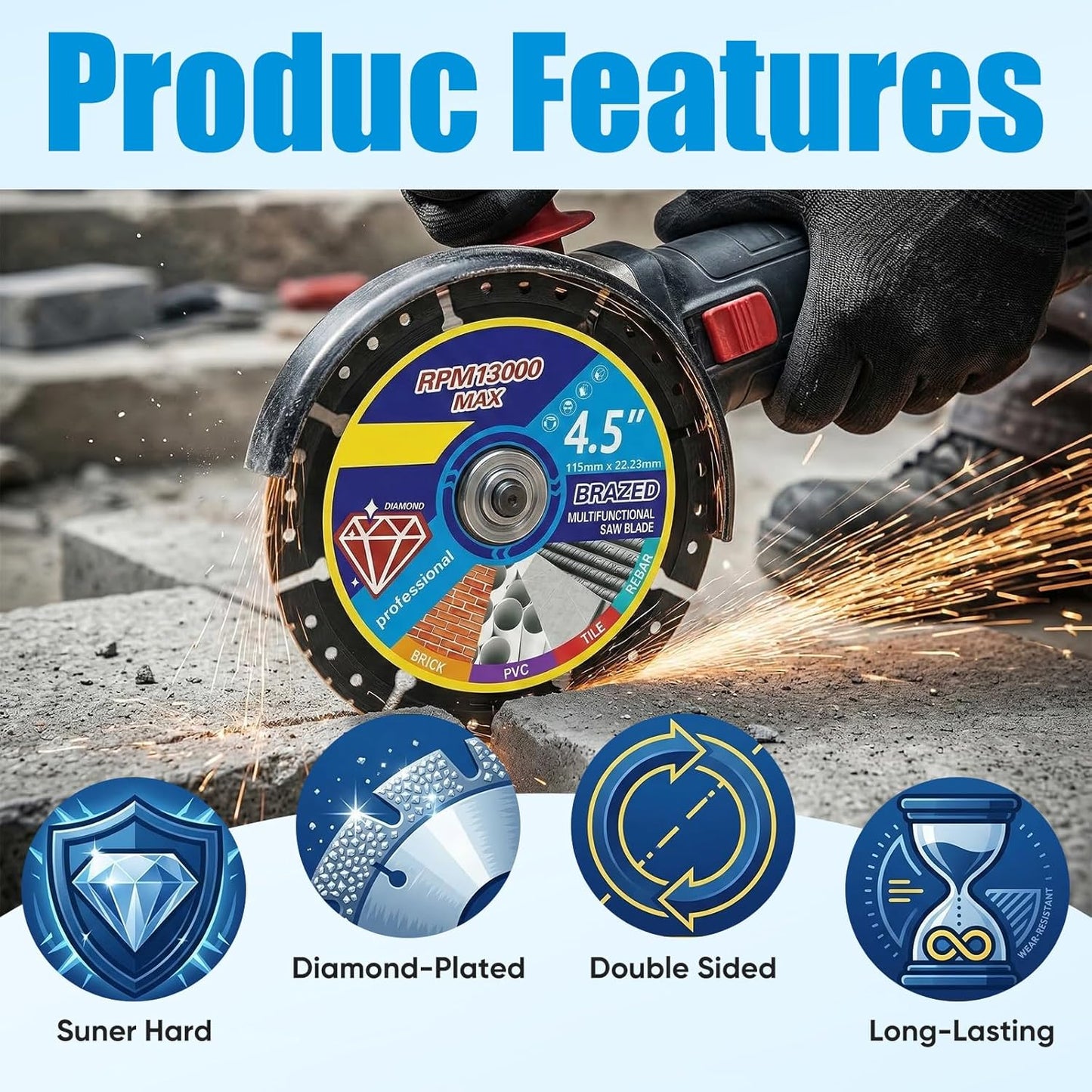 4.5" Multi-Purpose Saw Blade