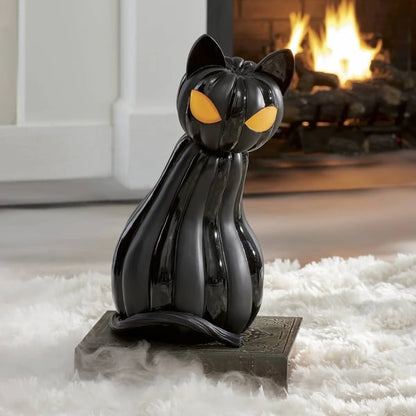 🎃 Halloween Glow-in-the-Dark Cat: 2-Piece Atmosphere Set