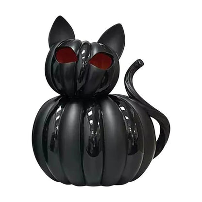 🎃 Halloween Glow-in-the-Dark Cat: 2-Piece Atmosphere Set
