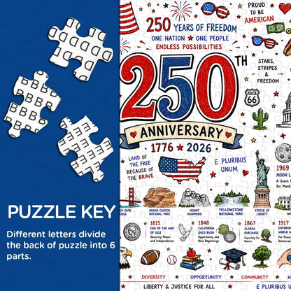 Stunning Patriotic American Flag & Landscape Puzzle (1000 Pieces)