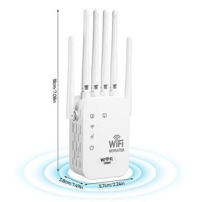 Dual-Band WiFi Range Extender – Stay Connected Everywhere!
