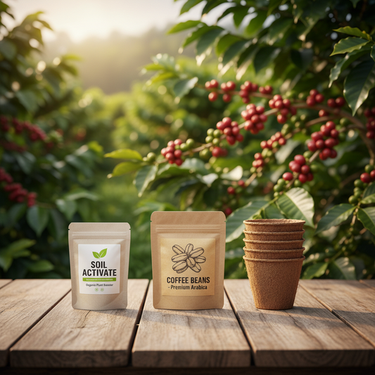 ☕ Non-GMO Coffee Bean Seeds – Easy Cultivation, Authentic Aroma