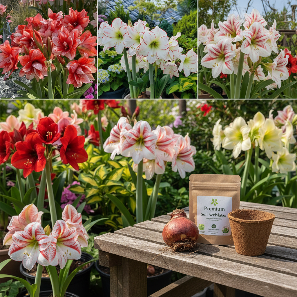 Double-Flowered Amaryllis Seeds