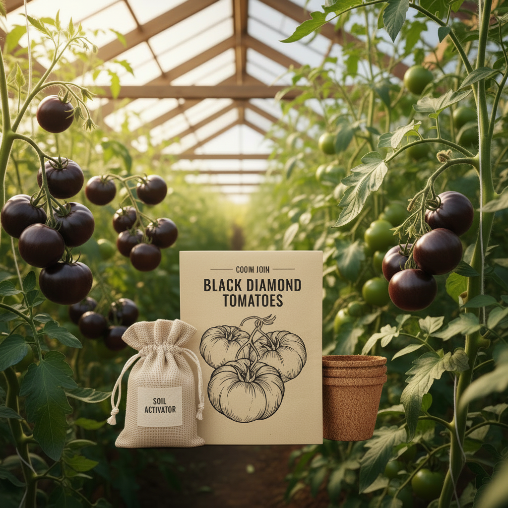 Black Diamond Tomato-High Anthocyanin,Sweet & Juicy