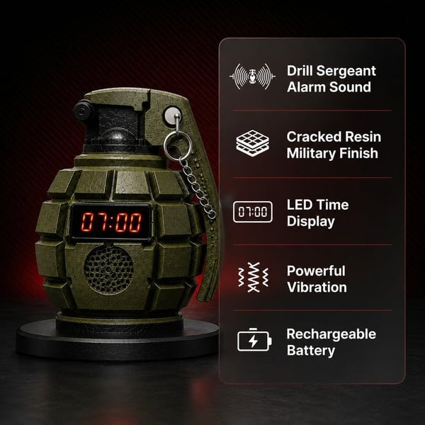 💣Grenade Alarm Clock⏰