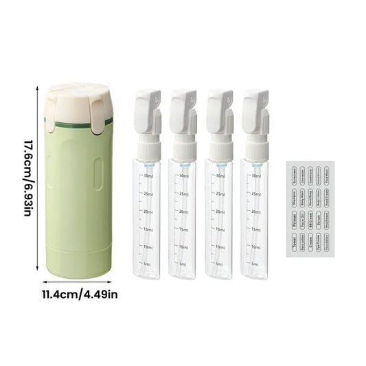 4-in-1 Leakproof Rotatable TravelDispenser Set