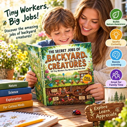 🧒The Secret & Curious Nature Encyclopedia Collection – Backyard & Ocean Creatures Set