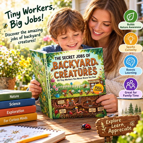 🧒The Secret & Curious Nature Encyclopedia Collection – Backyard & Ocean Creatures Set